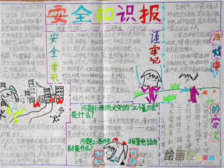 安全教育手抄报：如何在井下自救和逃生