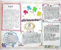 重阳节手抄报：双九重阳日，好运连连到