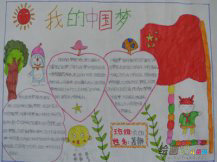 我的中国梦手抄报：同一个梦想