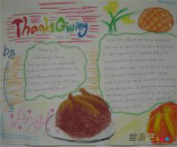 感恩节手抄报：加拿大感恩节