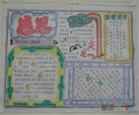 感恩节手抄报：感恩节手抄报内容