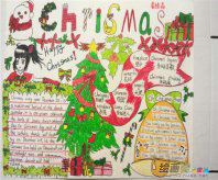 圣诞节手抄报：节日意义纪念耶稣