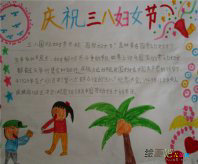 三八妇女节手抄报：怎么给妈妈过妇女节
