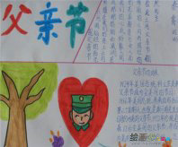 父亲节手抄报：父亲节送给爸爸的礼物