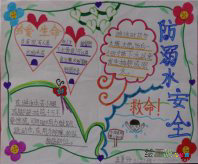 防溺水手抄报：谨防溺水吧!