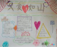 父亲节手抄报：谢谢您,爸爸.