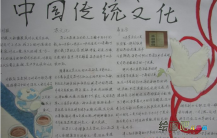 中国传统文化手抄报：中国传统文化手抄报
