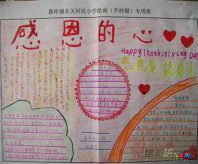 感恩节手抄报：感恩节朋友祝福语2015