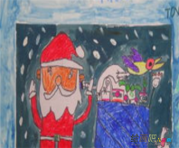 圣诞节手抄报：merry Christmas