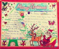 圣诞节手抄报：圣诞节美国的节日习俗