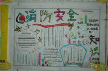 安全教育手抄报：冬季交通安全