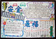 安全教育手抄报：自我保护