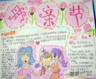 母亲节手抄报：呵护美丽妈妈
