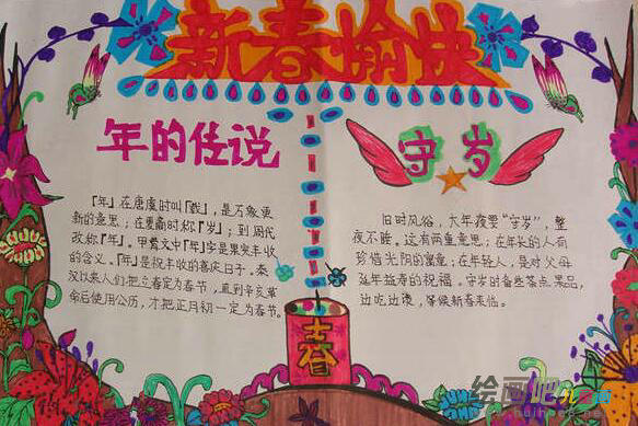 春节手抄报