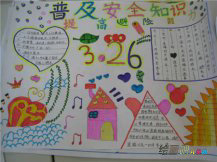 安全教育手抄报：学校安全工作