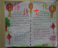 中国传统文化手抄报：古典戏曲