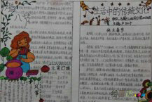 中国传统文化手抄报：传统节日