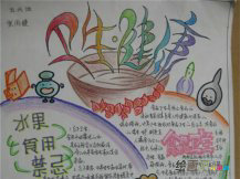 食品安全手抄报：小学生食品卫生安全