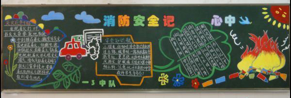 消防安全黑板报：干粉灭火器简介