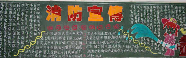 消防安全黑板报：消防安全日是几月几日？