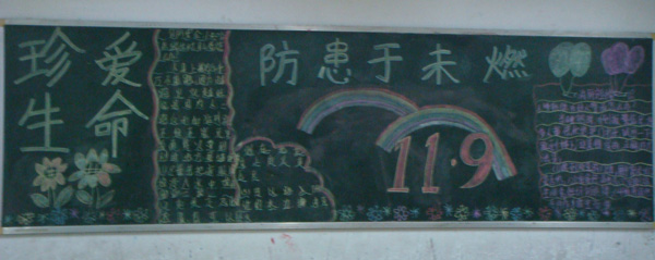 消防安全黑板报：火灾逃生诀窍