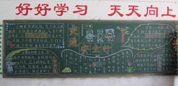 交通安全黑板报：什么是汽车的眼睛？