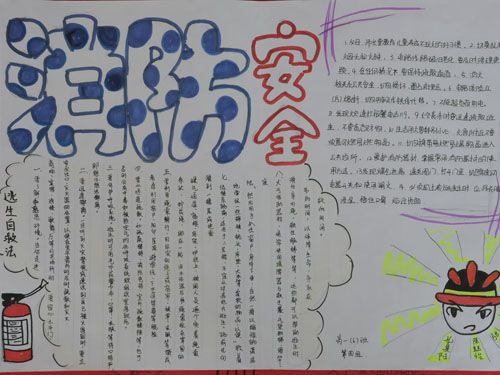 消防安全手抄报：小心安全隐患