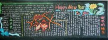 迎新年黑板报：海南过新年习俗