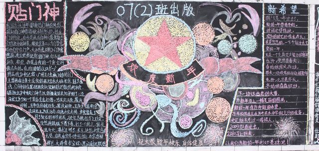 迎新年黑板报：除夕的节日起源