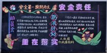 安全月黑板报：安全距离