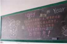 元旦黑板报：正朔元旦之春