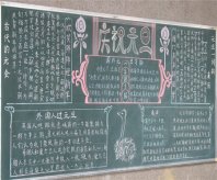 迎新年黑板报：欢欢喜喜迎新年