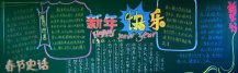 迎新年手抄报：新年音乐之旅