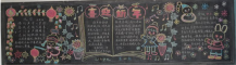 迎新年黑板报：拜神