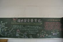 防溺水黑板报：溺水事件