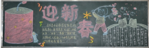 迎新年黑板报：除夕节日礼仪