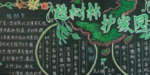 植树节黑板报：植树节的由来