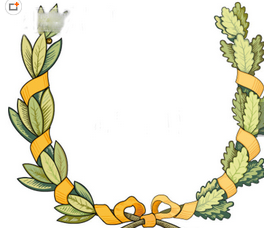 黑板报花边：夏天黑板报花边图案漂亮的花环