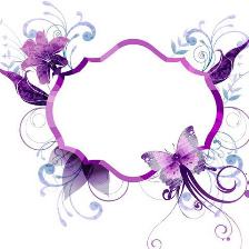 黑板报花边：黑板报花边简单又漂亮图案-花蝴蝶