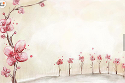 黑板报花边:桃花朵朵开 黑板报花边:桃花朵朵开