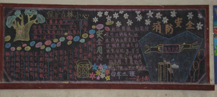 消防安全黑板报：火灾常识