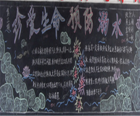 防溺水黑板报：防溺水_300字