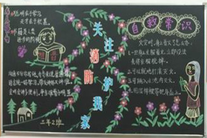 消防安全黑板报:一次紧急消防演练 消防安全黑板报:一次紧急消防演练