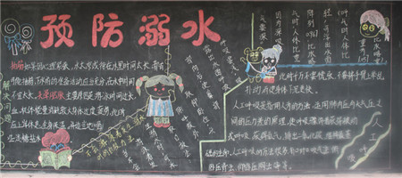 防溺水黑板报