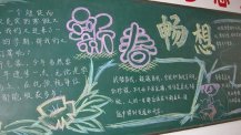 迎新年黑板报：吉祥兽