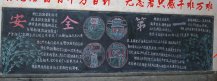 交通安全黑板报：交通安全