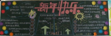 迎新年黑板报：新年去乡下