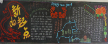迎新年黑板报：湖南过新年